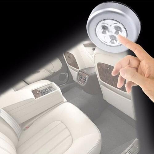 Home 3 LED Light Battery Powered Tap Push Stick Touch Night Emergency Car Lamp New and high quality