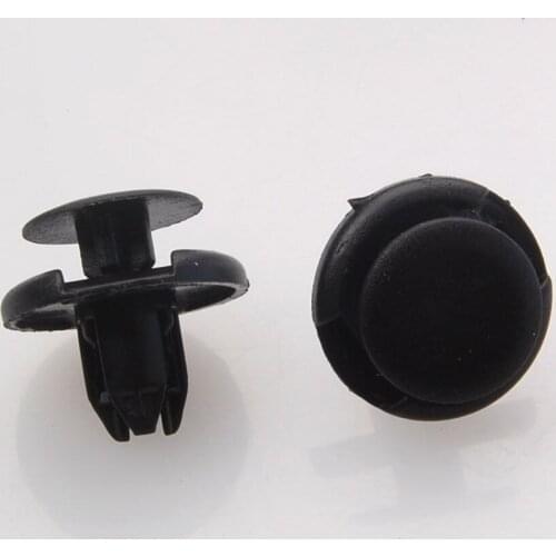 BBQ@FUKA 50Pcs Car Fender Bumper Hood Trim Push Type Retainer clip 91501S04003 Car clips Fit For Honda Accord Car Accessory