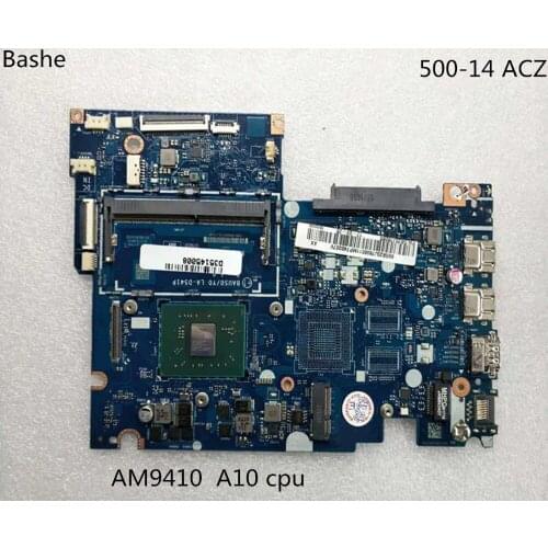 5B20J76065 BAUS0/Y0 LA-D541P for Lenovo IdeaPad 500-14ACZ notebook motherboard CPU A10 free freight comprehensive test