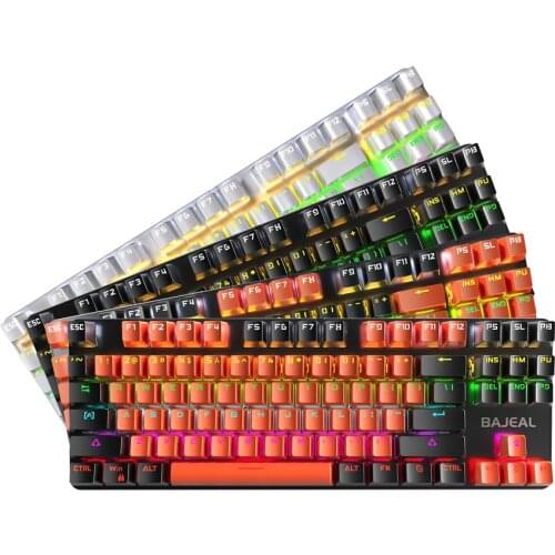 Mechanical Keyboard K200 2-color 87-key Blue Axis Mechanical Keyboard Usb Computer Gaming Keyboard 87 Keys