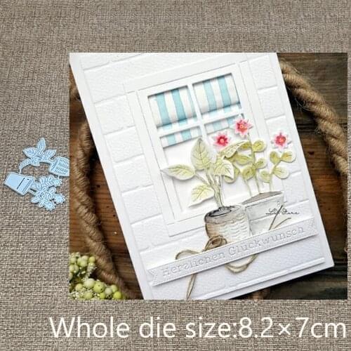 XLDesign Craft Metal stencil mold Cutting Dies Potted plants decoration scrapbook die cuts Album Paper Card Craft Embossing