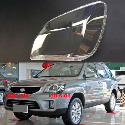 For Kia Sportage 2013 Front Headlamps Transparent Lampshade Mask Lamp Shell Cover Lens