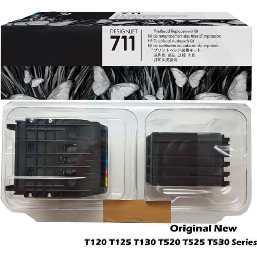 Original New HP C1Q10A Printhead Printer head For HP 711 T120 HP120 T520 HP520 HP525 HP530 T530 T125 T130 T525 Series Print head