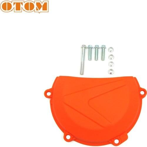 OTOM Motorcycle Clutch Cover-BG03 Plastic Orange Protective Containment Guard For KTM XCF SXF HUSQVARNA FC FS FE FX 450 16-20