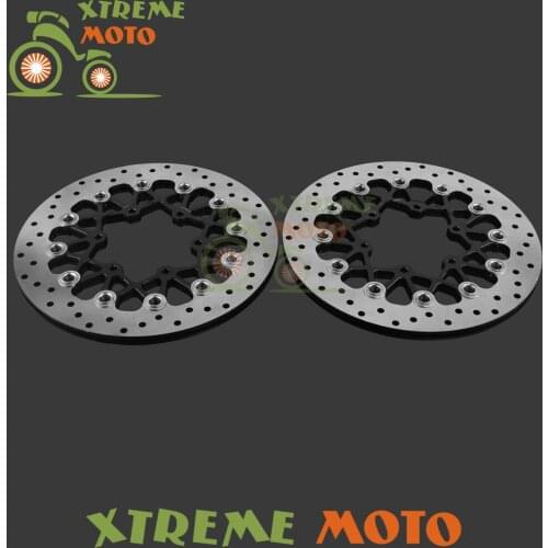 Motorcycle Front Floating Brake Disc Rotor For Suzuki GSXR600 GSXR750 2008 2009 2010 2011 2012 2013 2014 GSXR1000 2009-2014
