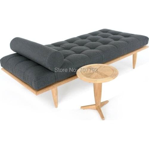 Luxury outdoor teak sun bed swimming pool chair patio garden chaise lounge set furniture