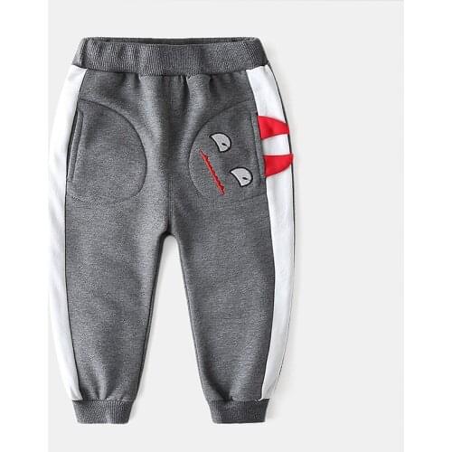 Fashion Cute Toddler Boys Sweat Pants Casual Girls Trousers Elastic Waist Cotton Blend Kids Outwear Fall Childrens Clothes