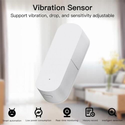 ZigBee Smart Wireless Door Magnetic Alarm Tuya Smart app Remote Control door and Window Vibration Alarm