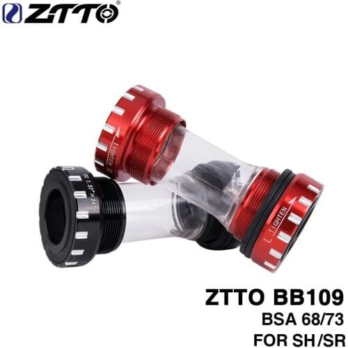 Press-in threaded bottom bracket Mountain bike BB bottom bracket BB109 integrated hollow crankshaft