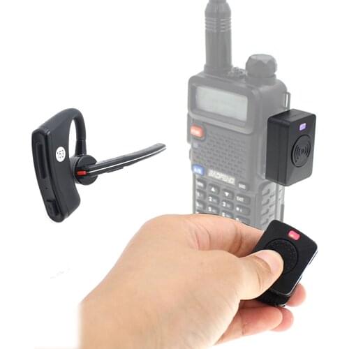 Walkie Talkie Handsfree Bluetooth-compatible Earpiece Wireless Headphone For UV-82 UV-5R Moto Bike Headsets AC-BHERDT-K1