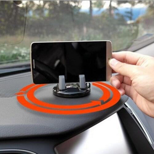 Universal Car Holder 360 Degree Rotate Car Cell For Phone Holder Dashboard Sticking Stand Mount Bracket Multi Colors 1Pc