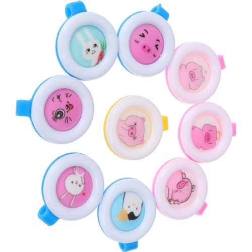 Anti-Mosquito Buckle Waterproof Incense Repellent Guard Mosquito Sticker Killer Safe For Baby Children Kids Clips1pcs Clips