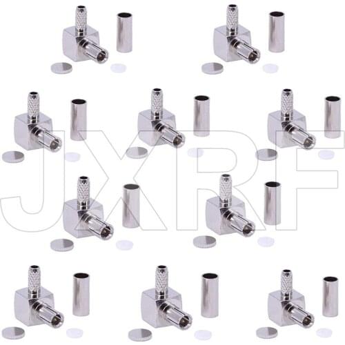 10PCS TS9 male right angle crimp ZTE network card MF30 MF60 MF61 MF62 3G General model connector for RG316 cable free shipping