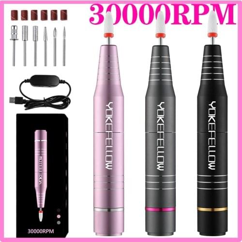 35000RPM Electric Nail Drill For Acrylic Nail Gel Polish Manicure Machine E-file Milling Nail Files Professional Salon Tool