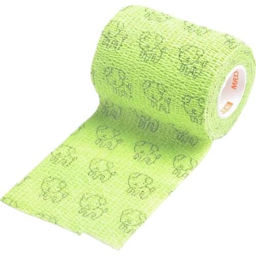 5 Yards Sports First Aid Elastic Non Woven Self Adhesive Cohesive Wrap Bandage Tape Roll 2, 3, or 4 Inches Wide