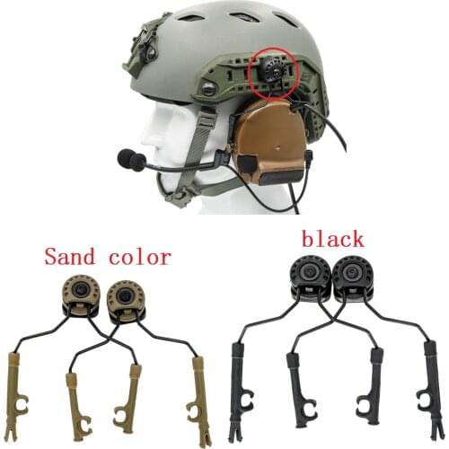 Tactical helmet PELTOR headset holder ARC track adapter OPS-CORE helmet COMTAC holder for COMTAC I II III IV headset