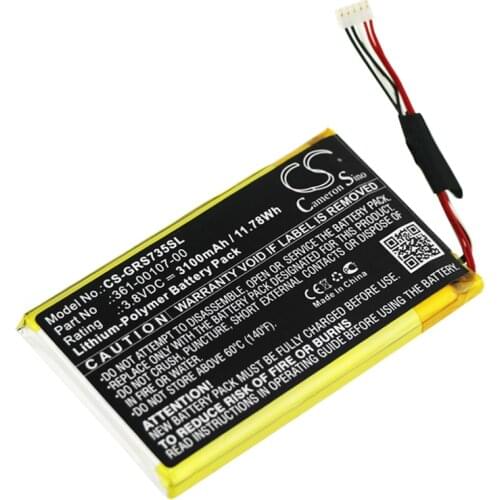 Cameron sino 3100mah battery for GARMIN 010-01735-10 Explorer+ Garmin inReach SE+ inReach SE GARMIN 361-00107-00
