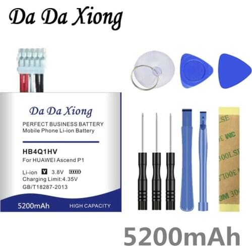 Da Da Xiong 5200mAh HB4Q1HV Battery for Huawei P1 U9200 T9200 U9500 D1