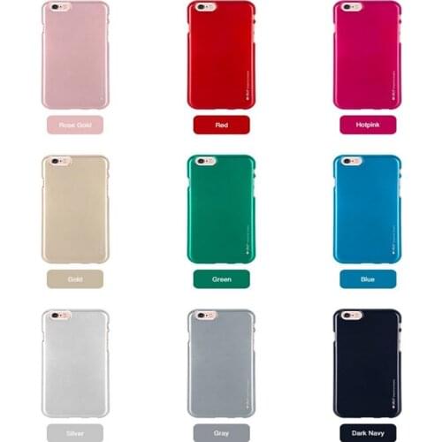 For IPHONE 11 12mini PRO MAX XR XS MAX X 5 6 7 8 6S PLUS 5S SE2 SE 2020 mercury goospery ijelly metal tpu phone case bag cover