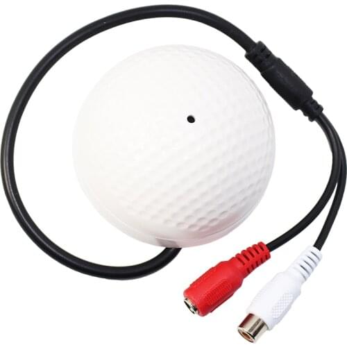 REDEAGLE Audio Monitor CCTV MIC Microphone RCA Output for Home Security Camera DVR System