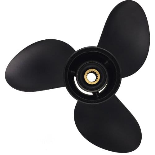 Boat Propeller 15x15 for Suzuki 150/175/200/225HP 3 Blades Aluminum 15 Tooth RH 15x15