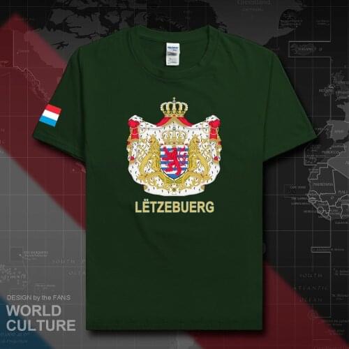 Luxembourg Luxembourger men t shirts fashion 2018 jerseys nation cotton t-shirt country clothes sporting LUX Luxemburg tees 20