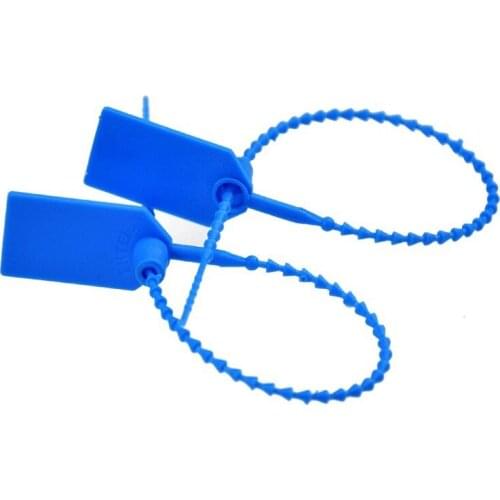 New arrival 50pcs/lot 180mm length Plastic tightening wire seals padlock tightener Ties seal cable lock for cargo