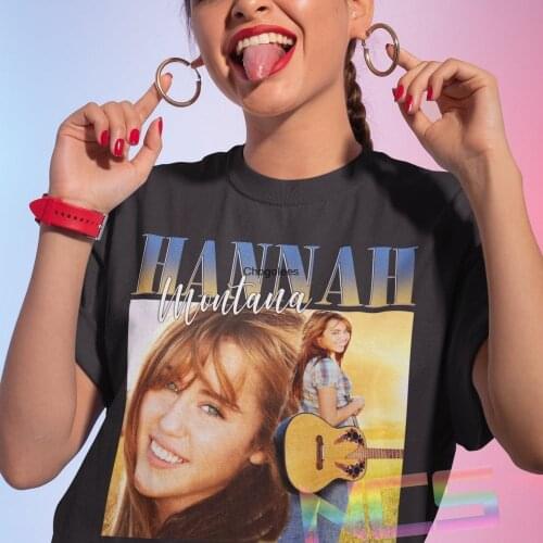 Hannah Montana Shirt Vintage Style Fan Art Christmas Gift Shirt Birthday Gift Shirt Thanksgiving Gift Design Retro (1)