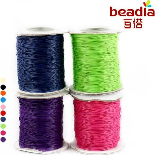 New Arrival 0.5mm 160m Jewelry Cords String Beads Wax Rope Thread String Strap Jewelry Findings Making Bracelet Neckalce DIY