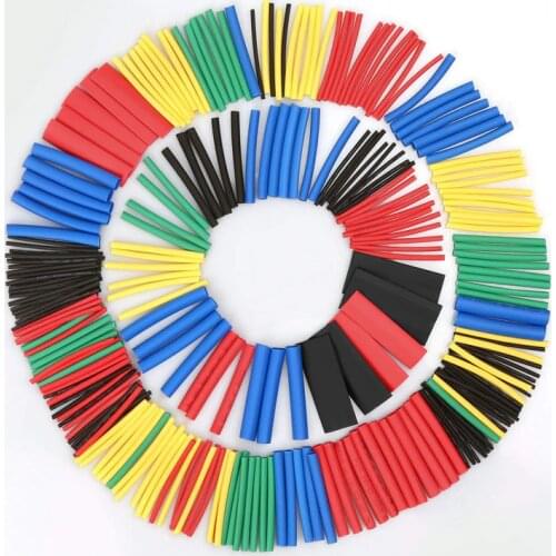 164pcs/lot Heat Shrink Tubing 2:1, Eventronic Electrical Wire Cable Wrap Assortment Electric Insulation Heat Shrink Tube Kit