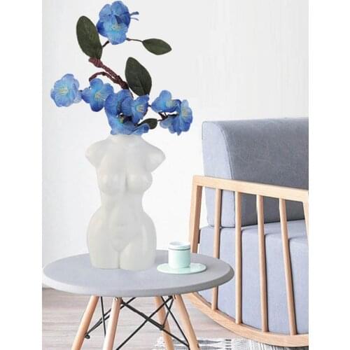 Home Decor Vase Crafts Human Body Art Ceramic Vase Room Decor Flower Vase Table Centerpiece Fine Craftsmanship Vases