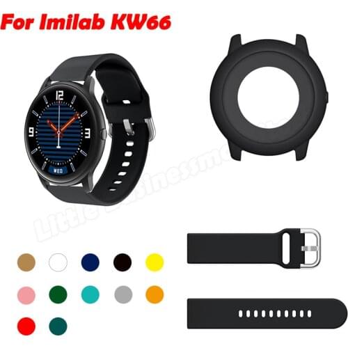 Protective Case Sports Silicone Band For Imilab KW66 ,Watch Cover Protector, Strap Quick Release Wrist Bracelet Replacement