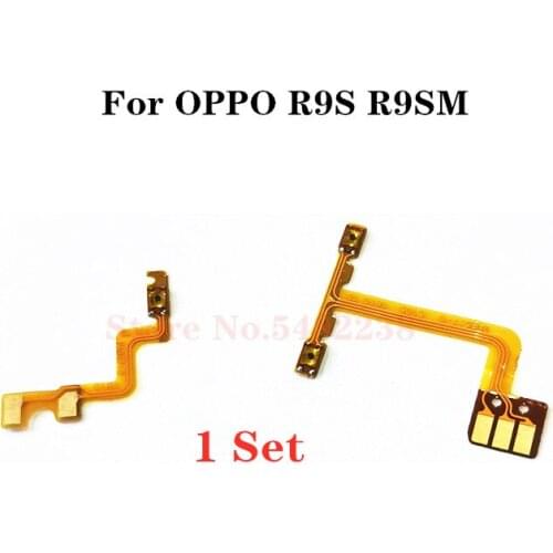 100% Original For OPPO R9S R9SM Power ON/OFF Volume Buttons Flex Cable Switch Power Connector Replacement Parts For R9s R9sM