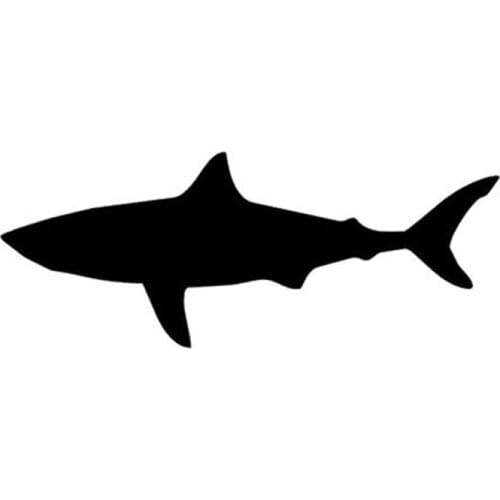 18*7CM Car Sticker SHARK Ocean Surf Beach Motorcycles Personality Reflective Car Stickers And Decals CT-793