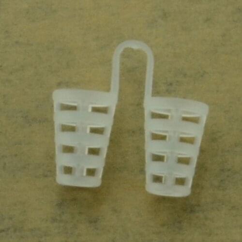 2pcs Anti Snoring and Apnea Stop Snoring Sleeping Aid Equipment Silicon Anti Snore Ceasing Stopper Anti-Snoring Nose NOV99