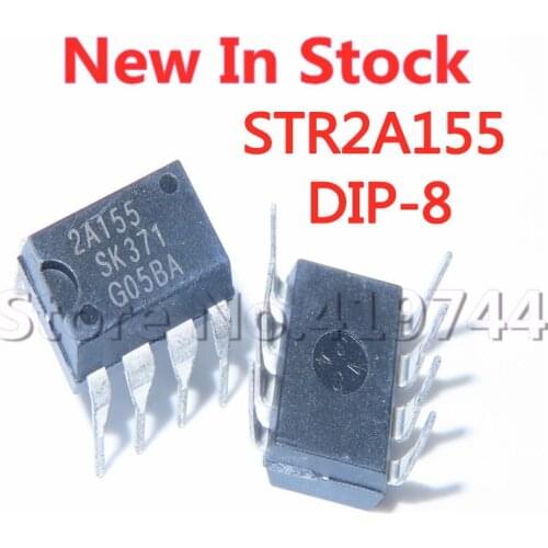 5PCS/LOT 100% Quality STR2A155D 2A155D 2A155 DIP-8 power management IC chip In Stock New Original