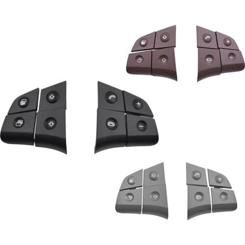 Car Multifunction Audio Steering Wheel Button Cover for Mercedes-Benz W164 GL ML 2006-2009