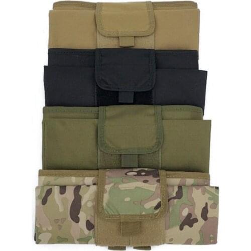 Multi-Purpose Utility Pouch Outdoor Tactical Military Storage Bag Foldable EDC Molle Dump Pouch Organizer Phone Holster Bag