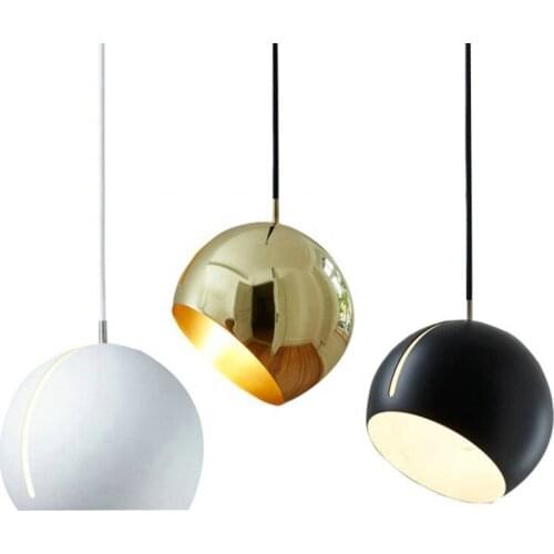 Fancy Modern Decorative Nordic Residential Black Metal Led Rotate Home Pendant Lamp Lights lustre pendente