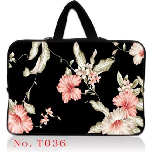 Hibiscus Soft Sleeve Laptop Bag For Macbook Air Pro Retina 11 12 13 14 15 Notebook PC Tablet Case Cover for HP Dell Mac book