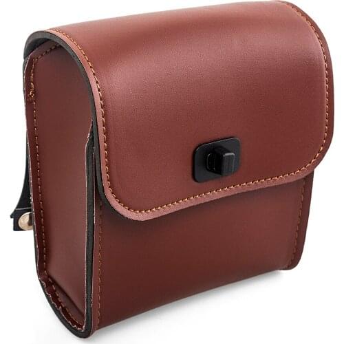 New Universal Mini Motorcycle Handlebar Sissy Bar Saddlebag Side Bag PU Leather Tool bag For Harley Honda Kawasaki Yamaha Suzuki