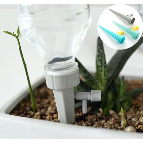 New 1-12pcs Drip Irrigation System Automatic Watering Device Spike for Plants Garden Watering Adjustable Water Flow Greenhouse