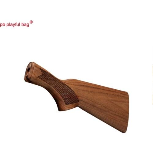 PB Playful bag Outdoor sport AKA M870 solid wood Brace AKA870 gel ball gun rear support R1/R2 Tactical CS toy equipment KA08S