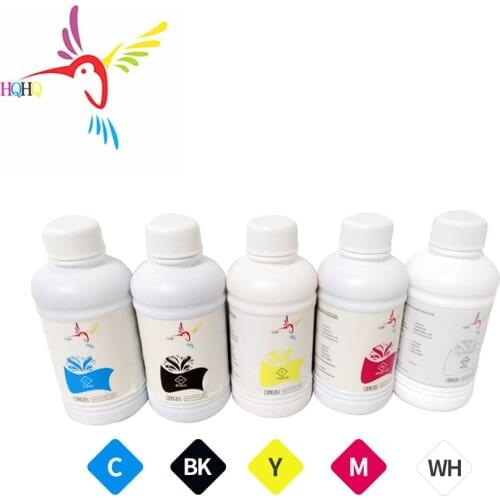 Digital Textile Ink for EPSON Roland Mimaki Mutoh DX2 DX4 DX5 DX6 DX7 Printhead Desktop & Large DTG Flatbed Printer White