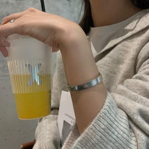 Miuoxion Retro Simplicity Stripe Bracelet Fashion Personality Party Jewelry For Women Feature Namour Charm Gift All Seasons