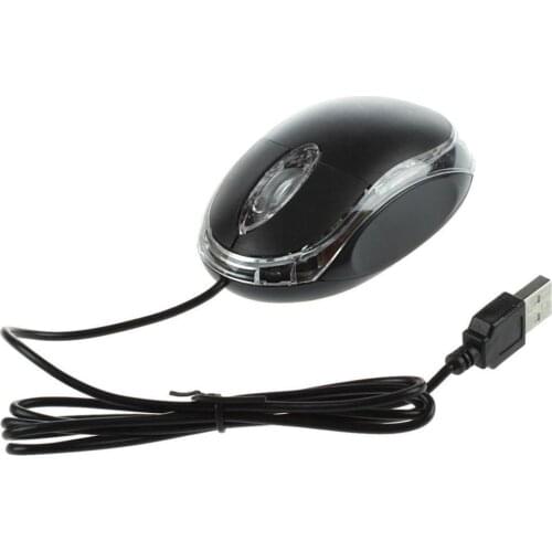 USB Wired Optical Scroll Wheel Mice Mouse for Computer PC Desktop Laptop Mini Mouse