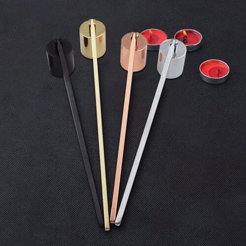 Stainless Steel Straight Tube New Arrival Candle Snuffer Wick Trimmer Candle Cover Hand Tools Accessories Safely Extinguish