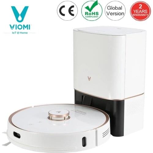 VIOMI S9 Robot Vacuum Cleaner With 950W Intelligent Auto Dust Collection LED Display 2700Pa Floor Carpet Sweeping and Mopping