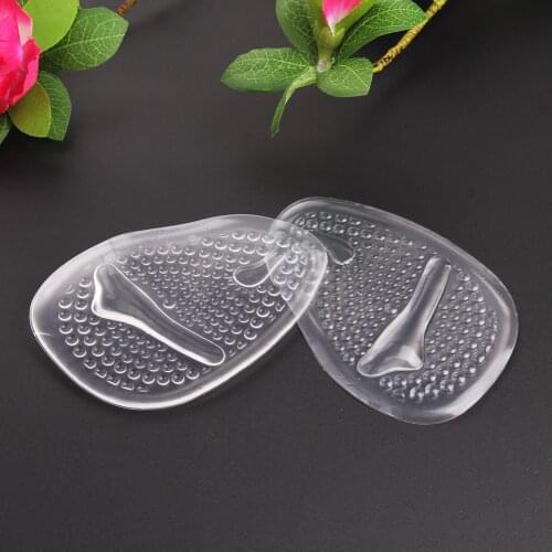 High Heel Silicone Gel Cushion Insoles Front Pad Feet Shoe Foot Care Silicone Pain Relief Insole Foot Skin Care