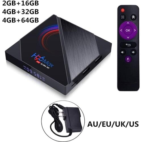 H96 MAX Smart TV Box 16GB 32GB 64GB Allwinner H616 Quad Core ARM Cortex A53 Wifi BT4.0 Youtube Reproductor Set Top Box